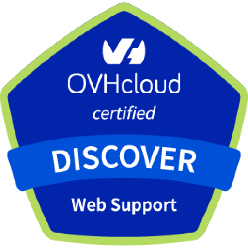 Foxchip est une entreprise certifiée OVH Cloud Web Support
